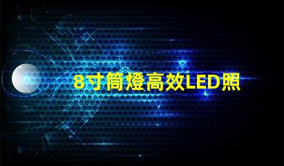 8寸筒燈高效LED照明的最佳選擇