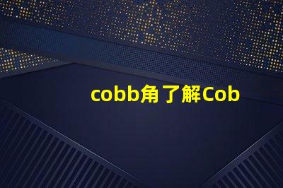 cobb角了解Cobb角的重要性及其應用