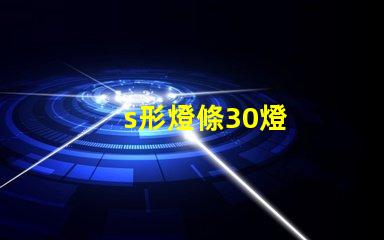 s形燈條30燈