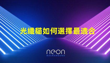 光纖貓如何選擇最適合您企業的光纖貓設備