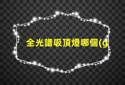 全光譜吸頂燈哪個(gè)牌子好全光譜吸頂燈品牌選擇指南