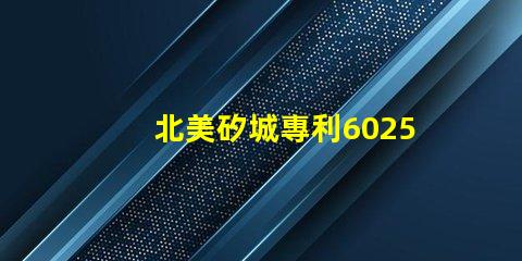 北美矽城專利6025燈珠us8124988b2核心技術揭秘