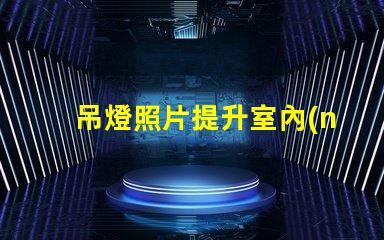 吊燈照片提升室內(nèi)設(shè)計靈感的完美選擇