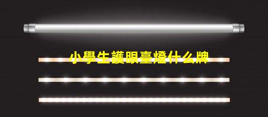小學生護眼臺燈什么牌子好護眼臺燈品牌推薦與對比