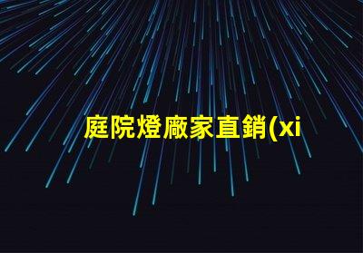 庭院燈廠家直銷(xiāo)高性價(jià)比照明解決方案,您了解嗎