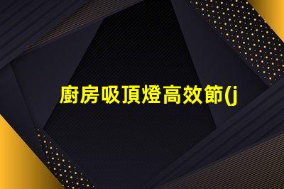廚房吸頂燈高效節(jié)能的照明解決方案,您準備好了嗎