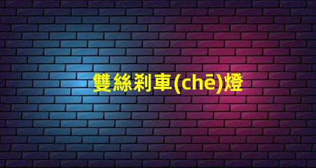 雙絲剎車(chē)燈泡提升車(chē)輛安全性的關(guān)鍵組件