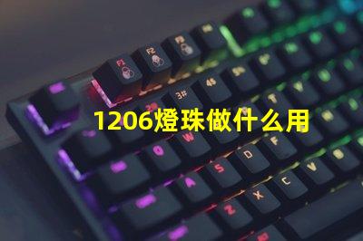 1206燈珠做什么用
