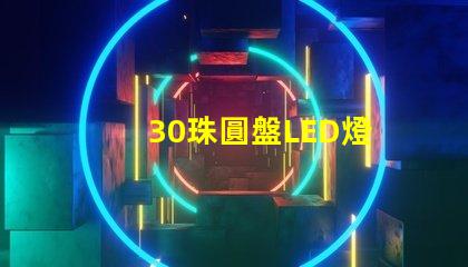 30珠圓盤LED燈