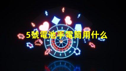 5號電池手電筒用什么燈珠