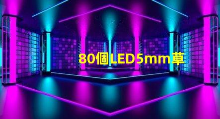 80個LED5mm草帽燈珠配多大驅(qū)動器？