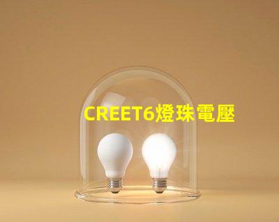 CREET6燈珠電壓是多少