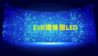 CcB燈珠跟LED