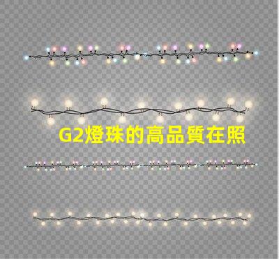 G2燈珠的高品質在照明行業中備受認可