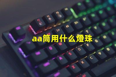 aa筒用什么燈珠