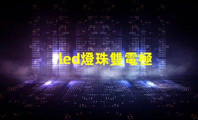 led燈珠雙電極