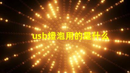 usb燈泡用的是什么燈珠