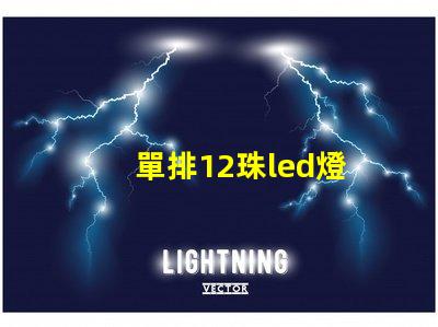 單排12珠led燈