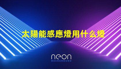 太陽能感應燈用什么燈珠