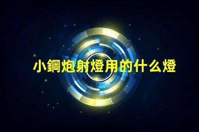 小鋼炮射燈用的什么燈珠