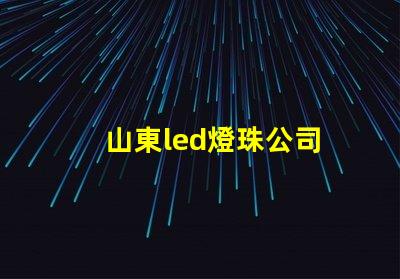 山東led燈珠公司