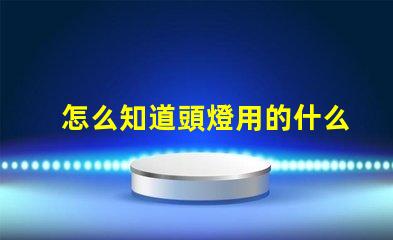 怎么知道頭燈用的什么燈珠