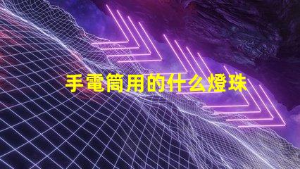 手電筒用的什么燈珠