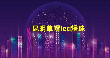 昆明草帽led燈珠