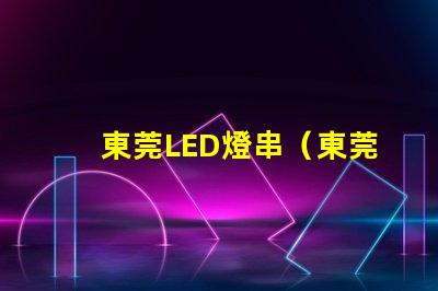東莞LED燈串（東莞LED燈串供應商）