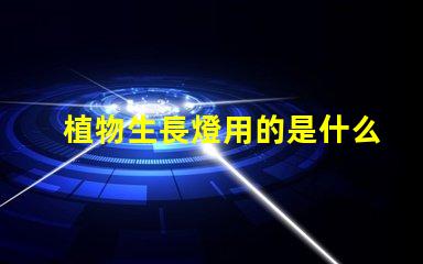 植物生長燈用的是什么燈珠
