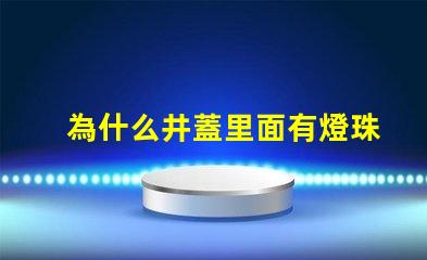 為什么井蓋里面有燈珠