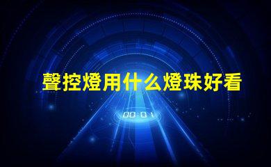 聲控燈用什么燈珠好看