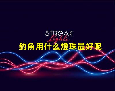 釣魚用什么燈珠最好呢