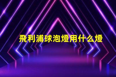 飛利浦球泡燈用什么燈珠